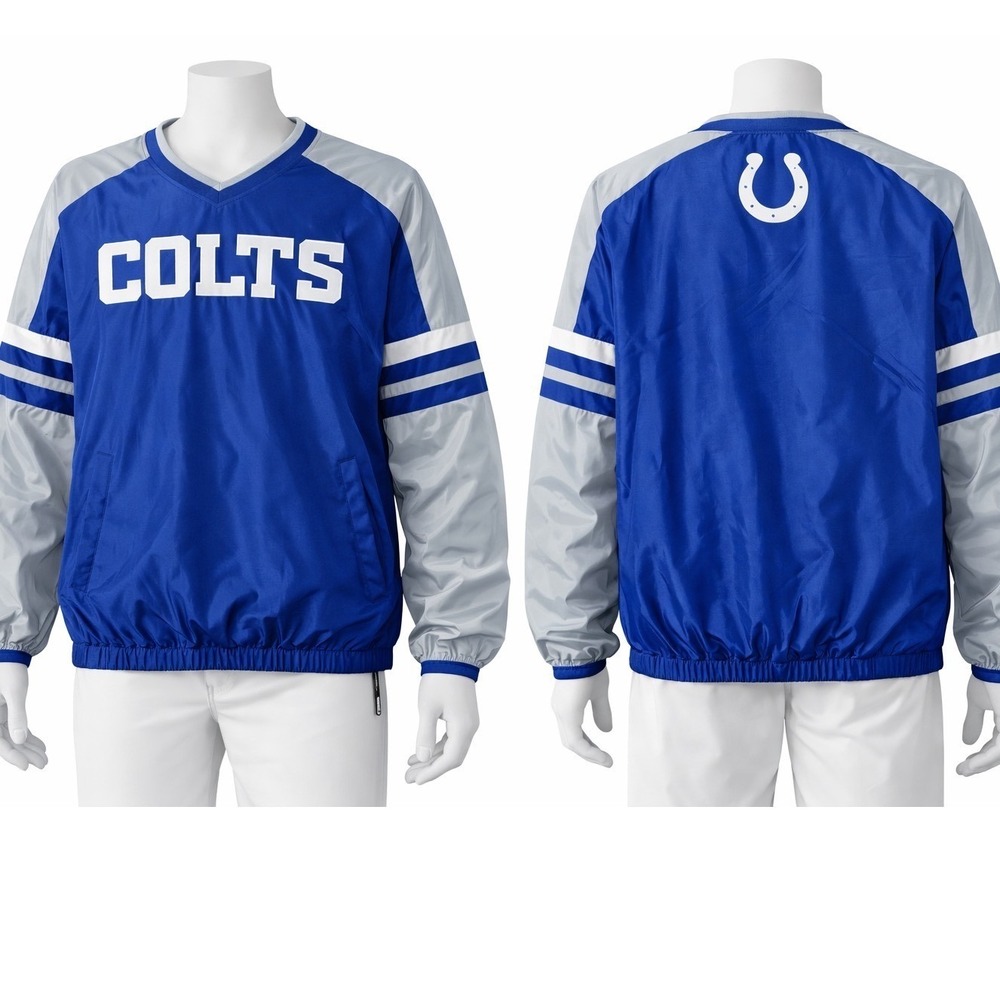 Indianapolis Colts Men's Pullover Windbreaker Jacket G-III NFL Size Medium